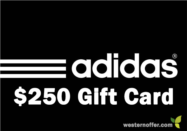 $250 Adidas Gift Card Offer